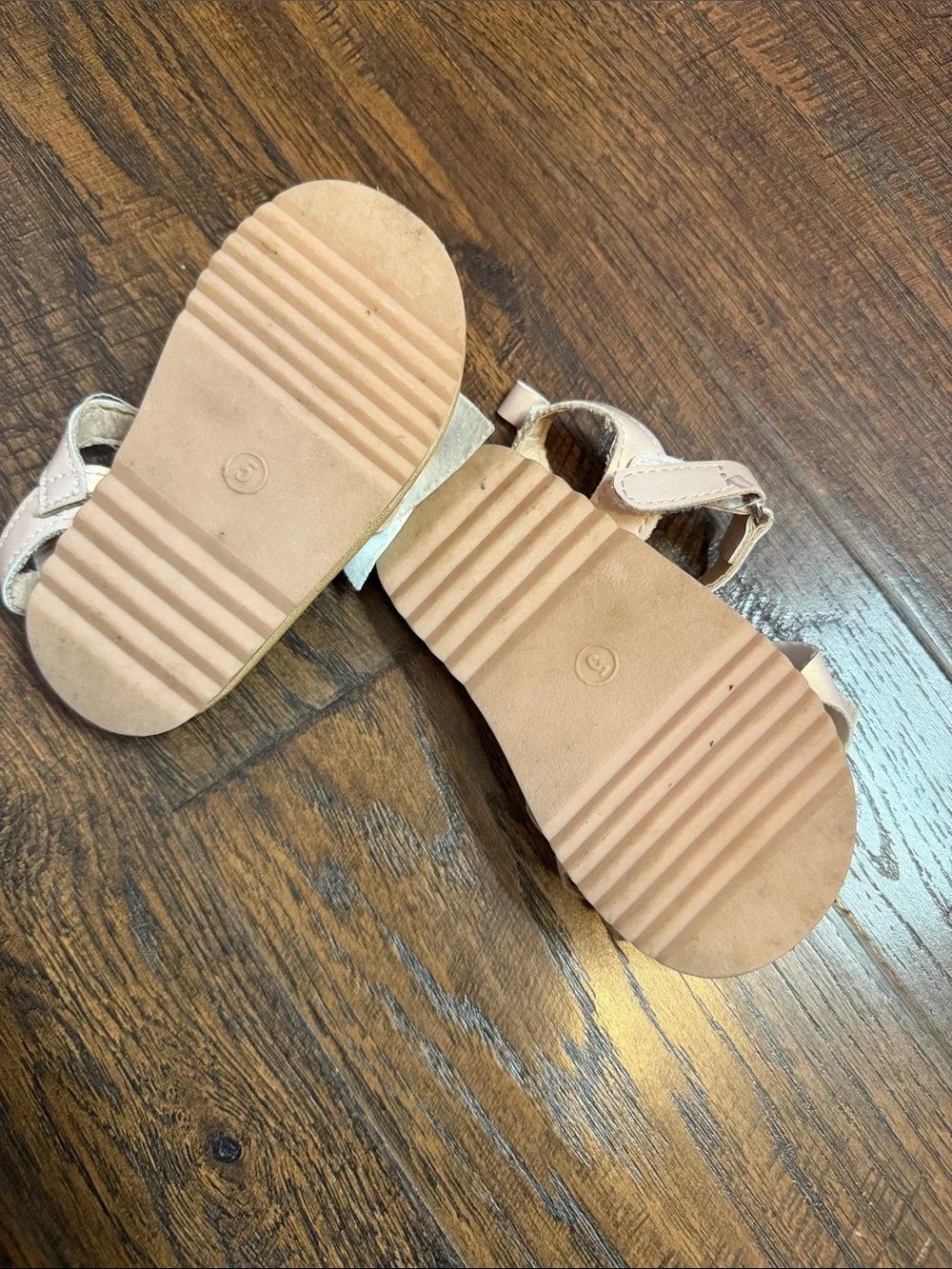 Pink Bow Sandals with Adjustable Strap